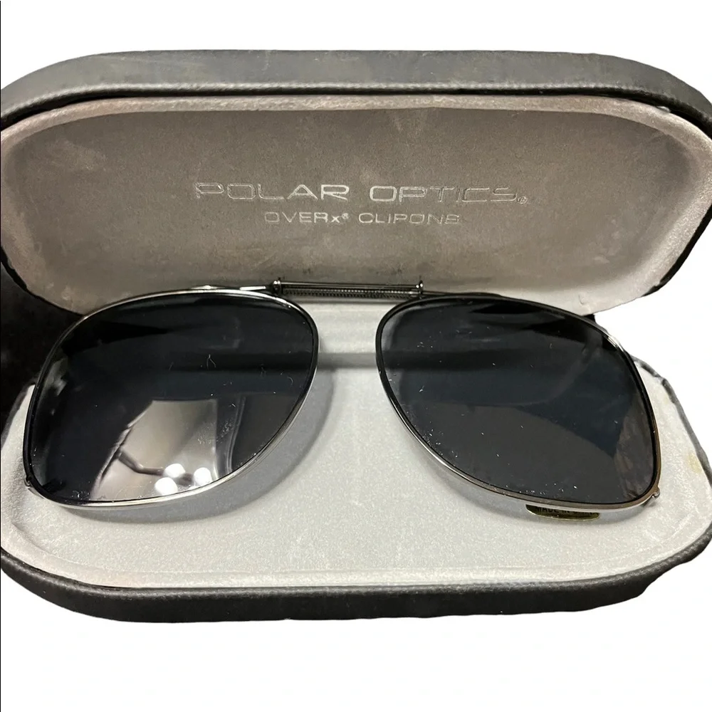 Polar Optics Overrx Clipons Sunglasses